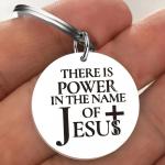 Engraved Jesus Keychain - Perfect Christian Gift