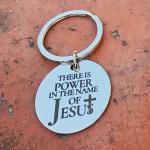 Engraved Jesus Keychain - Perfect Christian Gift