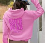 Faith Over Fear Jesus Hoodie - Unisex Pullover