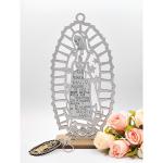 Lady Guadalupe Wooden Wedding Centerpiece 12-Inch