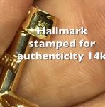 14k Gold Jesus Cross Pendant Necklace Gift