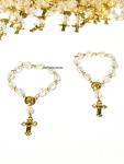 24 Mini Rosary Favors for Baptism and Weddings