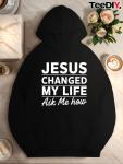 Jesus Changed My Life Women's Hoodie
