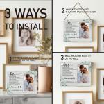 Religious Scripture Wedding Photo Frame for Couples