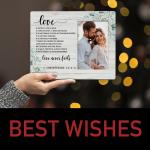 Religious Scripture Wedding Photo Frame for Couples