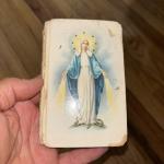 Small Vintage White Bible Prayer Book