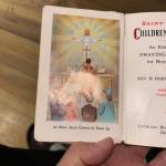 Small Vintage White Bible Prayer Book