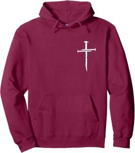 Minimalist Jesus Cross Pullover Hoodie
