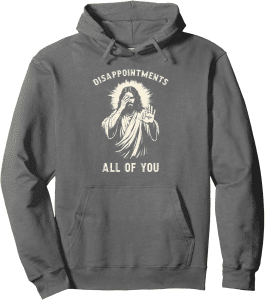 Funny Jesus Unisex Hooded Sweatshirt