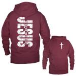 Jesus The Way Truth Life Cross Hoodie