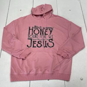 Pink “Leave the Judging to Jesus” Hoodie for Women