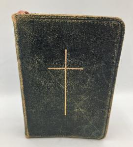 Antique 1919 Leather Prayer Manual - Key of Heaven