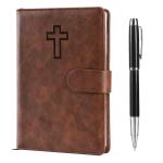 Christian Leather Prayer Journal for Men and Women