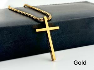 Custom Engraved Cross Necklace for Christening