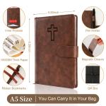 Christian Leather Prayer Journal for Men and Women