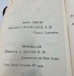 Antique 1919 Leather Prayer Manual - Key of Heaven