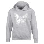 Christ Strength Butterfly Hoodie Sweatshirt