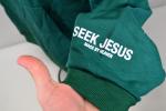Seek Jesus Green Unisex Hoodie Sweatshirt