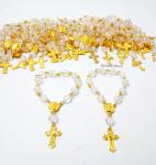 24 Mini Rosaries for Baptism and Communion Favors