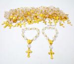 24 Mini Rosaries for Baptism and Communion Favors