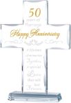 50th Anniversary Religious Cross Gift for Couples