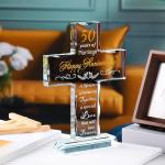 50th Anniversary Religious Cross Gift for Couples