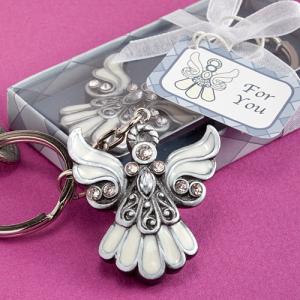 Angel Keychain Favors for Baptism and Communion 30