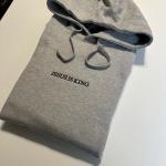 Jesus Is King Hoodie - Faithful Embroidery Sweatshirt
