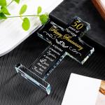 50th Anniversary Religious Cross Gifts for Couples