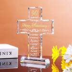 50th Anniversary Religious Cross Gifts for Couples