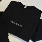 Jesus Is King Embroidered Hoodie for Believers