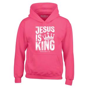 Jesus Is King Hoodie - Revelation 17:14 Design