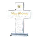 Religious Cross Gift for 50th Anniversary Celebration