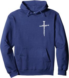 Minimalist Jesus Cross Pullover Hoodie