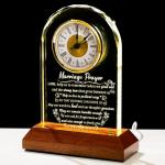 Glass Clock Wedding Gift for Couples 2025