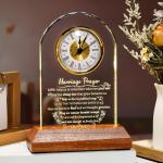 Glass Clock Wedding Gift for Couples 2025