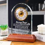 Glass Clock Wedding Gift for Couples 2025