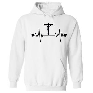 Jesus Heartbeat Unisex Hoodie for Faithful Souls