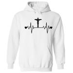 Jesus Heartbeat Unisex Hoodie for Faithful Souls
