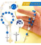 Christian Catholic Favor Set with Finger Rosaries