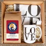 Catholic Coffee Mug Set with Scripture Towel