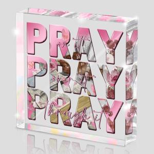 Inspirational Pink Bible Verse Art for Women