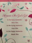 Blessed To Share God's Gift Anniversary Card
