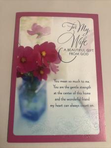 Religious Greeting Card for Wife's Anniversary