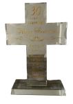 50th Anniversary Religious Acrylic Standing Cross