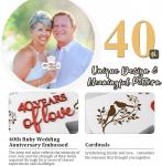 40th Anniversary Religious Cross Gifts for Couples