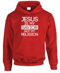 Jesus is My Savior Fleece Pullover Hoodie