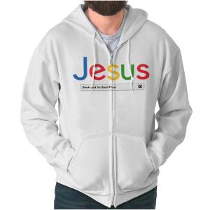 Jesus Seek and Ye Shall Find Zip Hoodie