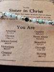 Faith Cross Bracelet for Women with Bible Verses