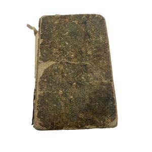 Vintage German Catholic Prayer Book in Brown Cloth